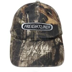 Freightliner Strapback Hat Multicolor One Size Embroidered Camo Hunting